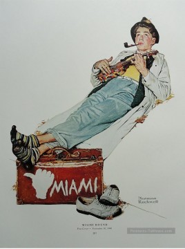 MiamiNorman Rockwell Pinturas al óleo